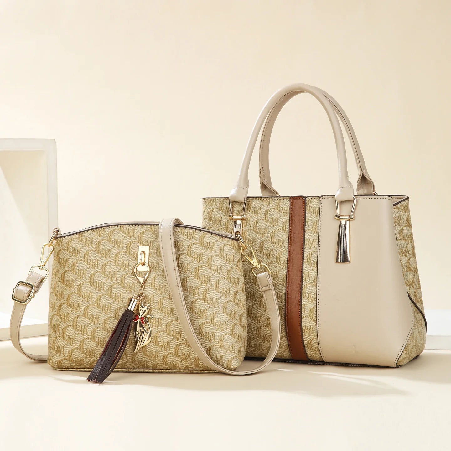 fashionable large capacity mother-daughter single shoulder crossbody bag for women stylish autumn winter handbag pu material