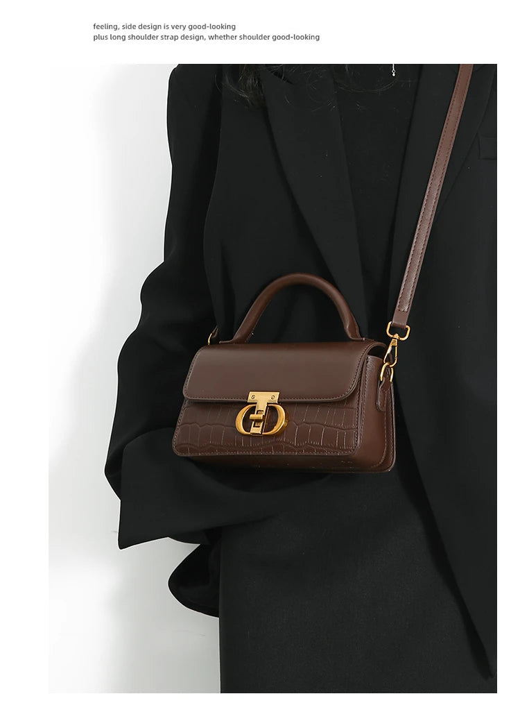 small leather armpit bags for women, chain shoulder, crossbody bag, ladies vintage underarm handbags, summer