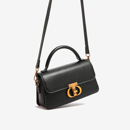 Small Leather Armpit Bags for Women, Chain Shoulder, Crossbody Bag, Ladies Vintage Underarm Handbags, Summer