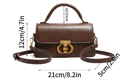 Small Leather Armpit Bags for Women, Chain Shoulder, Crossbody Bag, Ladies Vintage Underarm Handbags, Summer