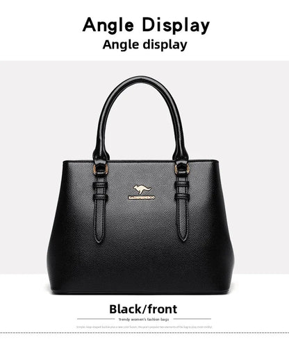 2025 New Women's Handbag High-End Ladies Tote Bag Single Shoulder Bag Mom's Crossbody Bag Urban Minimalist Style PU Material