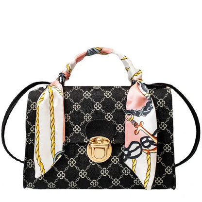 2025 New Trendy Sweet Crossbody Bag For Women - Floral Print Small Square Handbag