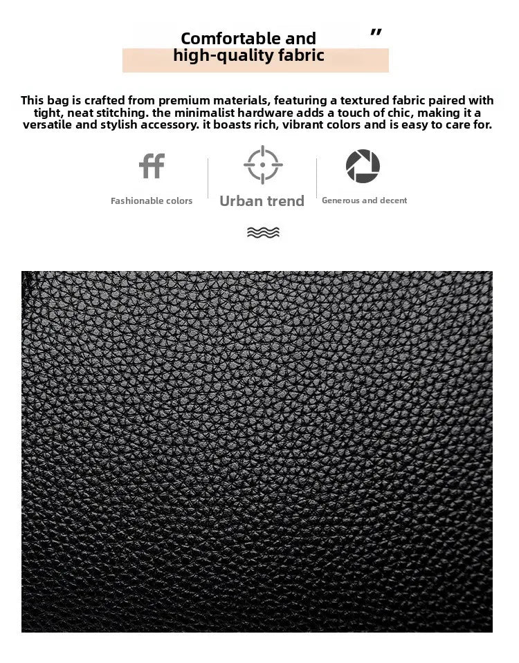 2025 new women's handbag high-end ladies tote bag single shoulder bag mom's crossbody bag urban minimalist style pu material