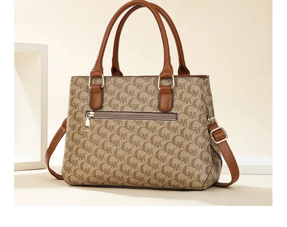 Fashionable Large Capacity Mother-Daughter Single Shoulder Crossbody Bag for Women Stylish Autumn Winter Handbag PU Material