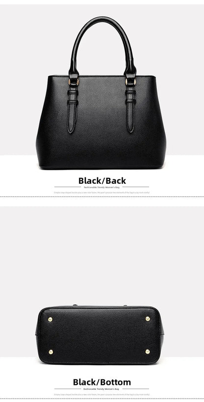 2025 New Women's Handbag High-End Ladies Tote Bag Single Shoulder Bag Mom's Crossbody Bag Urban Minimalist Style PU Material