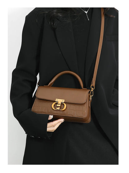 Small Leather Armpit Bags for Women, Chain Shoulder, Crossbody Bag, Ladies Vintage Underarm Handbags, Summer